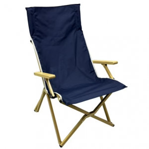 Mainstays Hard Arm Resort Fabric Chair with Carry Bag, Blue @ Walmart