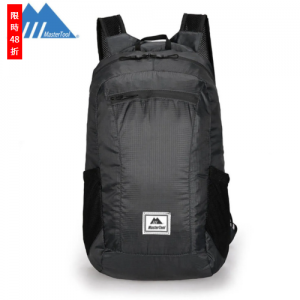MASTERTOOL 戶外折疊背包,黑色- 20L
