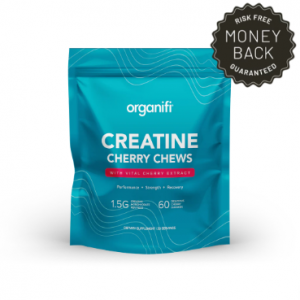 Organifi 肌酸樱桃味咀嚼片 一水肌酸 • 酸樱桃味