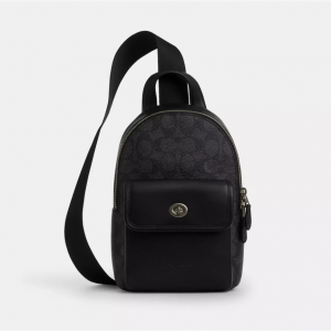 Coach Outlet 小号帆布胸包