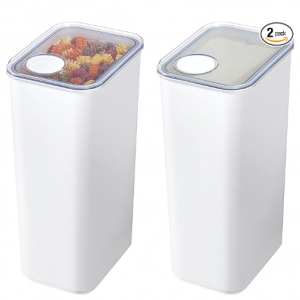 iDesign 超大密封厨房储物罐 2件套 白色 @ Amazon