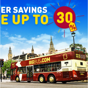 Big Bus Tours - 伦敦巴士观光票,最高可享 7 折优惠