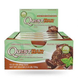Quest 蛋白棒 薄荷巧克力块 12条