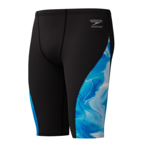 Speedo Eco Endurance+ 男士印花侧拼接及膝泳裤