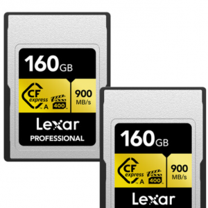 B&H - Lexar 160GB 专业 CFexpress Type A 卡金系列 (2 张装)，5.4折