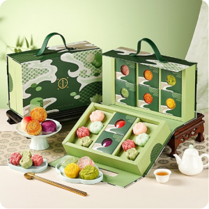 【悠享时】中秋节冰皮水晶月饼 秋月荷韵礼盒 721 克