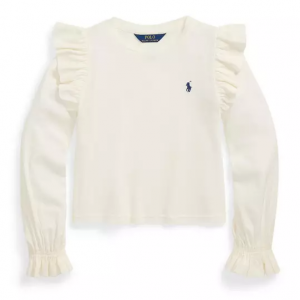 Polo Ralph Lauren 女童[7-16] 荷叶边长袖上衣