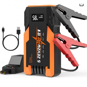 Amazon - S ZEVZO ET05 便携式汽车启动电源，现价$27.99