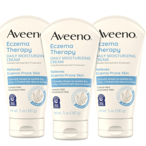 Amazon Aveeno艾维诺湿疹舒缓保湿身体霜5 oz 3支装热卖