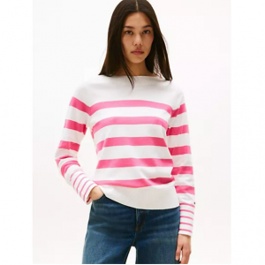 女士条纹毛衣