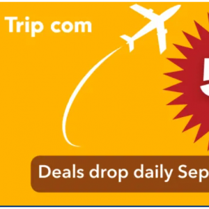 Trip.com - 机票3.5折大促：9/8日当天美国至日本的机票，9/9日美国至中国的机票，9/10日美国至菲律宾、加拿大的机票
