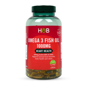 Holland & Barrett Omega 3 鱼油胶囊 1000mg 240 粒