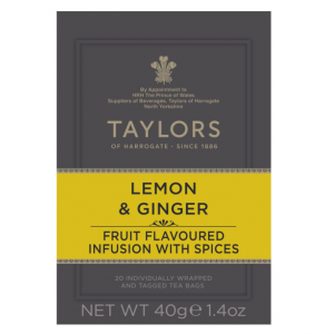 Taylors of Harrogate 柠檬姜茶茶包 20包 @ Amazon