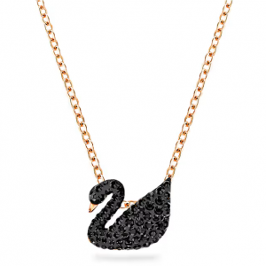 Swarovski 黑天鹅项链