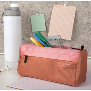 Five Star Pencil Pouch, Pen Case, 9-Pocket Zipper Pouch @ Amazon