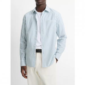 Vince Hermosa 男士條紋紐扣襯衫