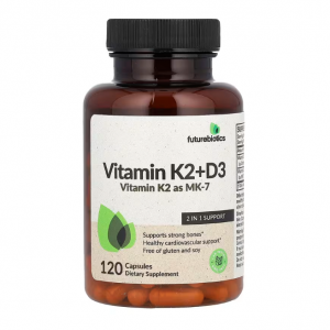 Futurebiotics, Vitamin K2 + D3 , 120 Capsules