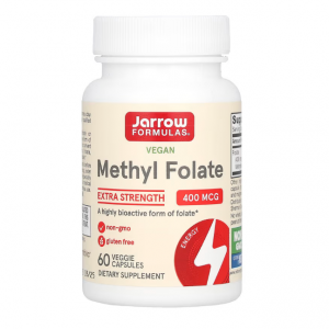 Jarrow Formulas, Vegan Methyl Folate, 400 mcg, 60 Veggie Capsules