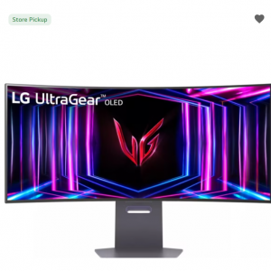 LG - LG 34 英寸 UltraGear™ OLED WQHD 240Hz 曲面电竞显示器，直降$400