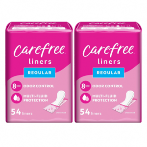 Carefree 無香型超薄護墊 54片 2包 @ Amazon