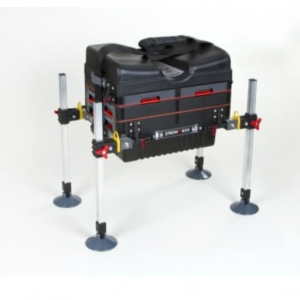 Strong Fishing Tackle Box With 4 Side and 2 Front Drawers and Adjustable Levelling Legs DS