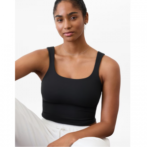 Athleta Transcend 方領短款運動文胸