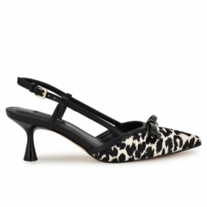 Reega 蝴蝶结后跟露跟鞋