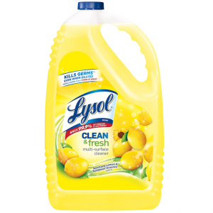 Lysol 多用途杀菌消毒清洁剂柠檬花香超大瓶 144oz @ Amazon