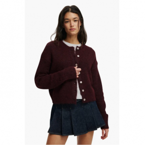 Cotton On Women's Lofty Luxe Crew Cardigan