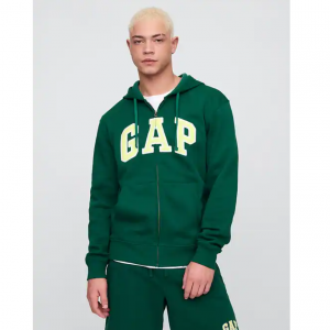 Gap Logo 休闲拉链连帽衫
