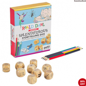 Petit Collage Roald Dahl Splendiferous Story Telling Dice