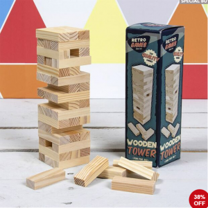 Retro Games Wooden Tower