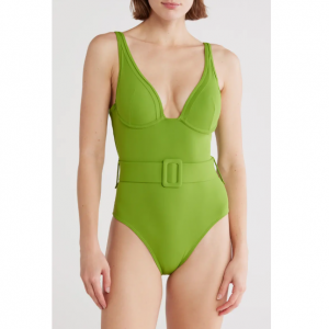 Hutch Underwire Belted 连体泳衣