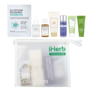 iHerb Exclusive, 韩式美妆包,8 件物品