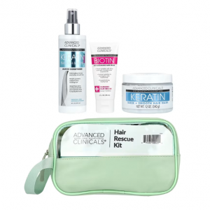 Advanced Clinicals, iHerb 专享,头发修护套装,4 件