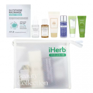 iHerb Exclusive, 韩式美妆包,8 件物品