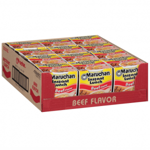 Maruchan 即食牛肉拉麵 2.25oz 12包 @ Amazon