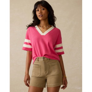 Faherty Sunwashed Slub Varsity T恤