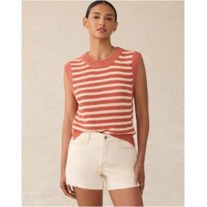 Faherty Miramar 亚麻毛衣背心