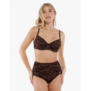 Popilush Shapewear 褶饰收腹比基尼套装