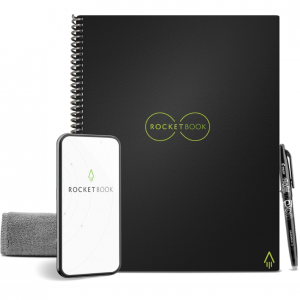 Rocketbook Core Reusable Spiral Notebook, Letter Size 8.5x11, Black @ Amazon