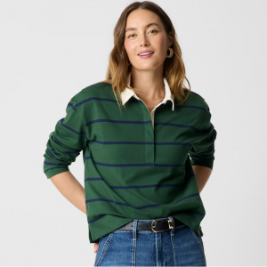J.Crew 条纹橄榄球衫