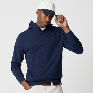 J.Crew 竹节针织连帽衫