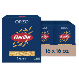 Barilla Orzo Pasta, 16 oz. Box (Pack of 16) @ Amazon