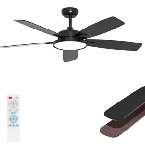 Roomratv Ceiling Fans with Lights,52 Inch @ Amazon