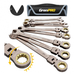 GRENPRO 活动头棘轮扳手 9件套 @ Amazon