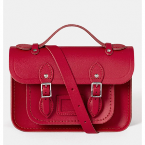 Cambridge Satchel The Mini only $161 in red, or Dark Brown