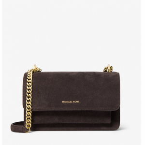 MICHAEL Michael Kors Claire 大号绒面革单肩包