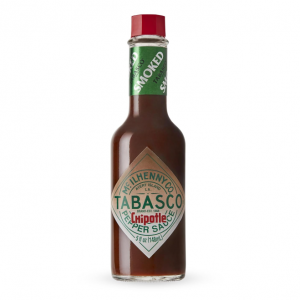 TABASCO Brand Chipotle Pepper Hot Sauce, Medium Heat, Glass Bottle, 5 Fl Oz @ Amazon