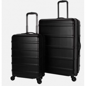 Skyline 2pc Hardside Spinner Luggage Set - Black @ eBay US
